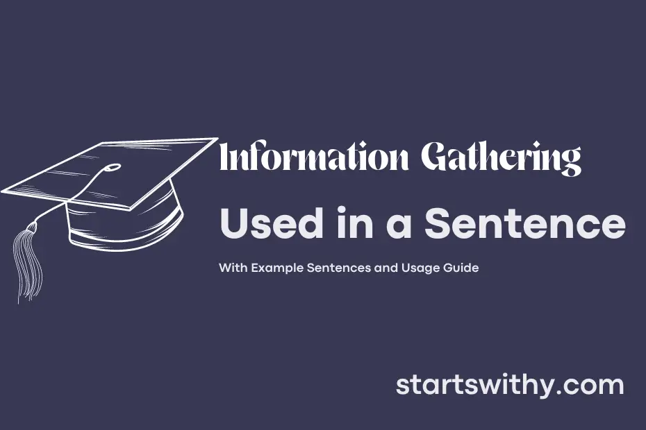 sentence with Information Gathering