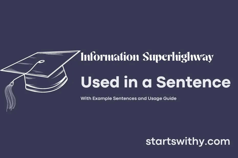 sentence with Information Superhighway