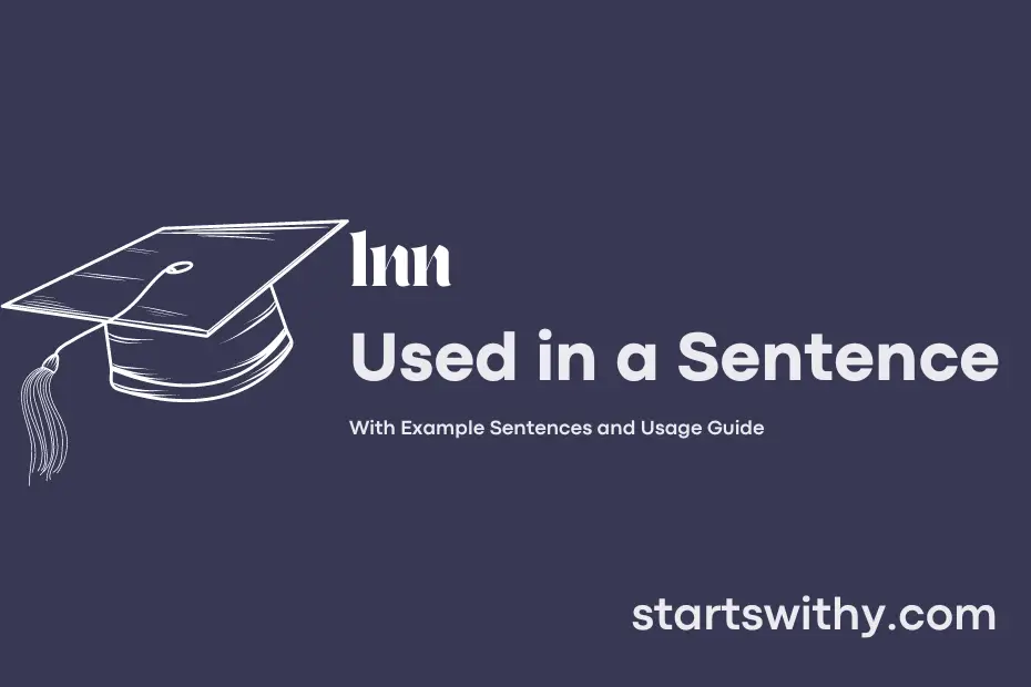 sentence with Inn