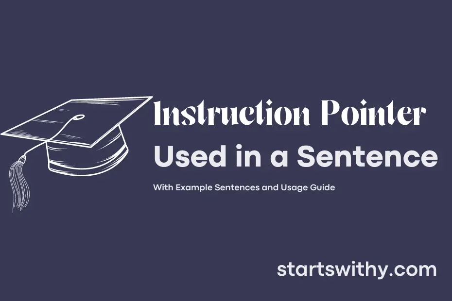 sentence with Instruction Pointer