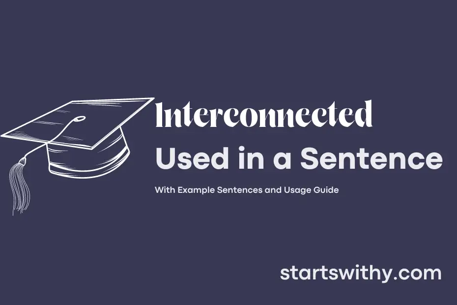 sentence with Interconnected