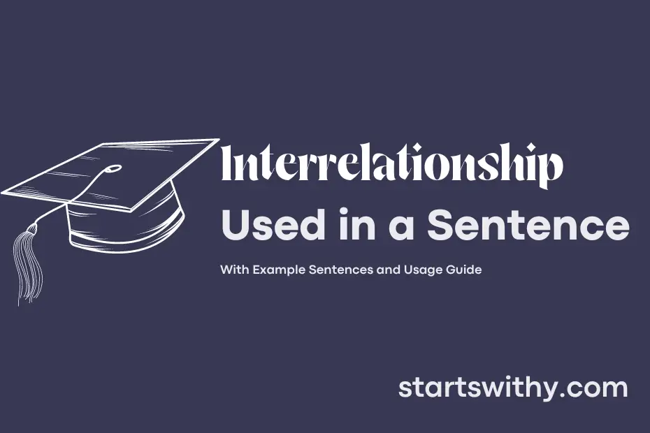 sentence with Interrelationship