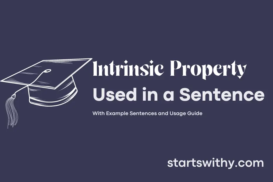 sentence with Intrinsic Property