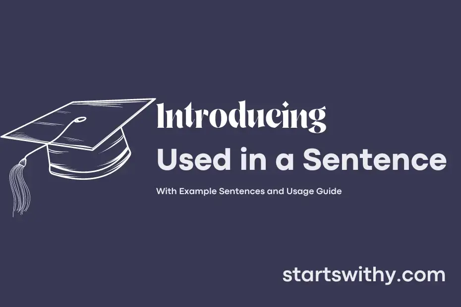 sentence with Introducing