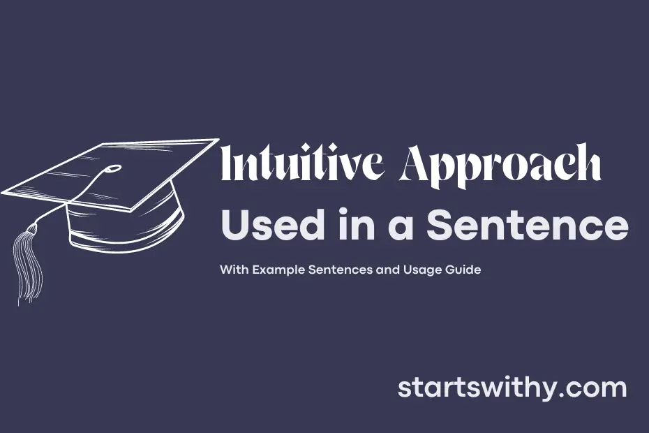 sentence with Intuitive Approach