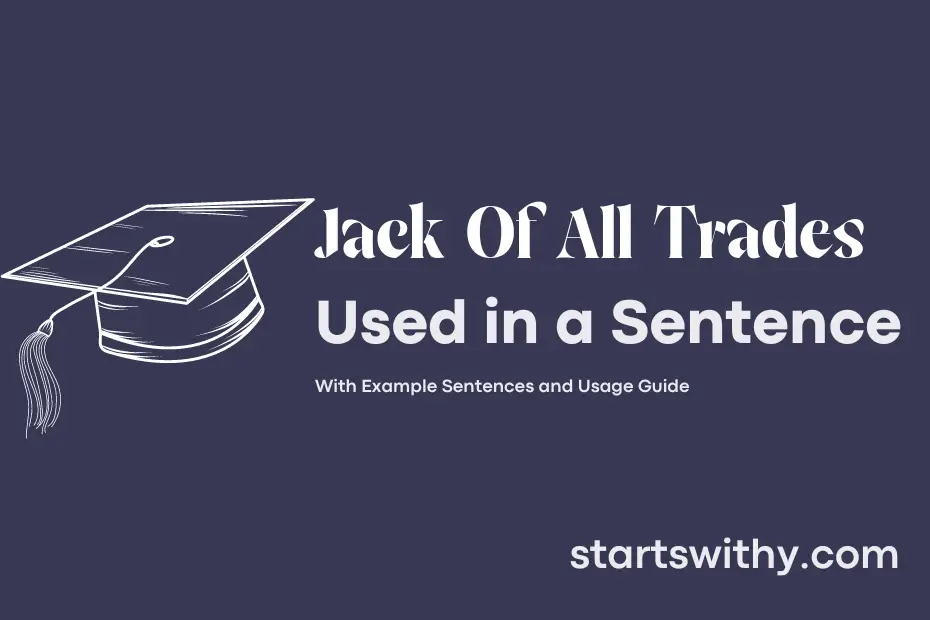 sentence with Jack Of All Trades