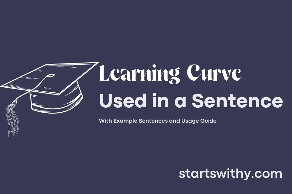 sentence with Learning Curve