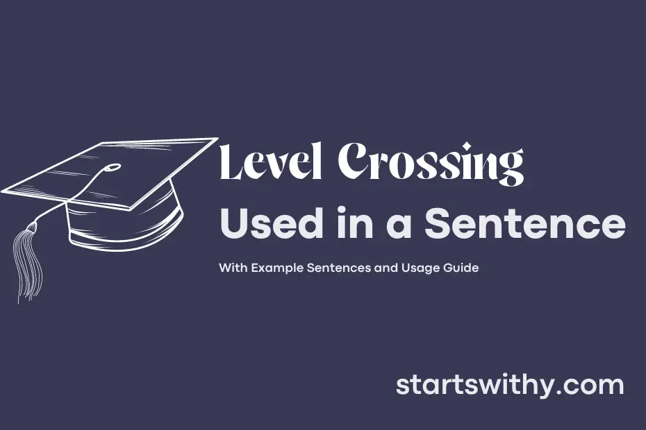 sentence with Level Crossing