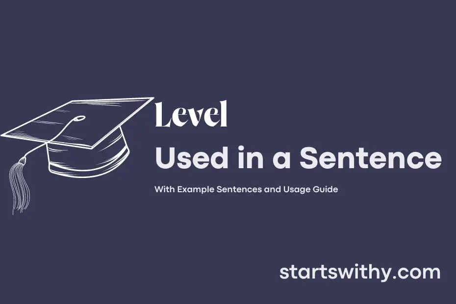 sentence with Level