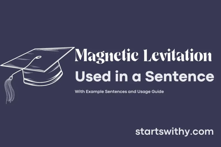 LEVITATION in a Sentence Examples 21 Ways to Use