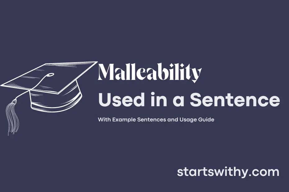 Sentence with Malleability