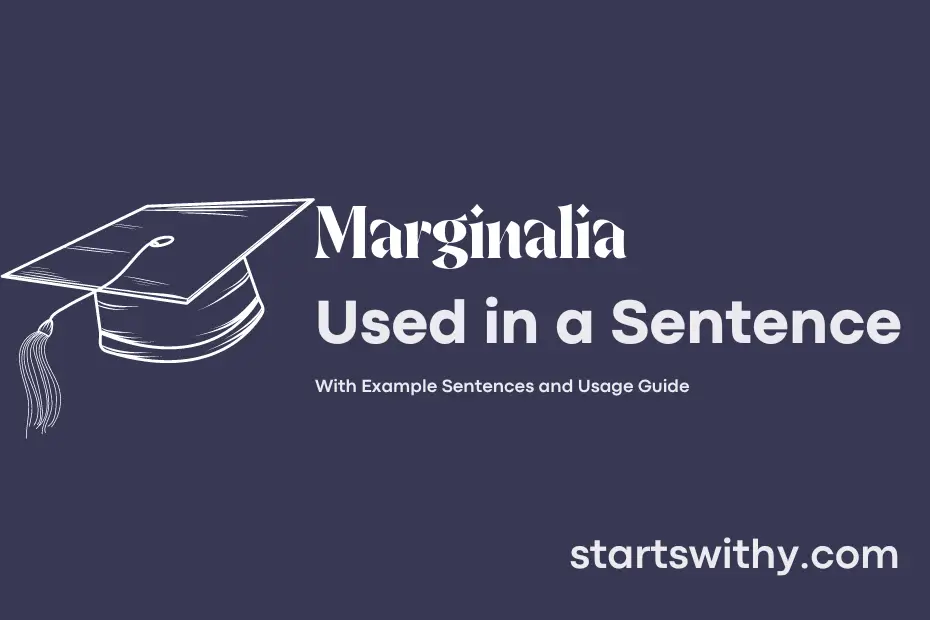 Sentence with Marginalia