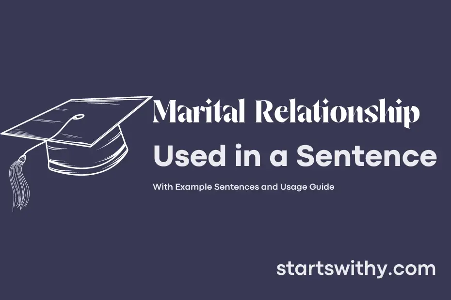 Sentence with Marital Relationship