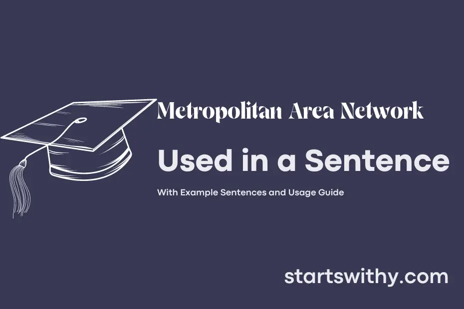 Sentence with Metropolitan Area Network