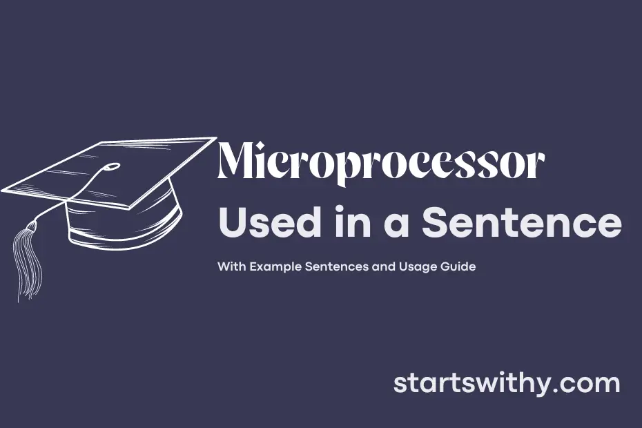 Sentence with Microprocessor