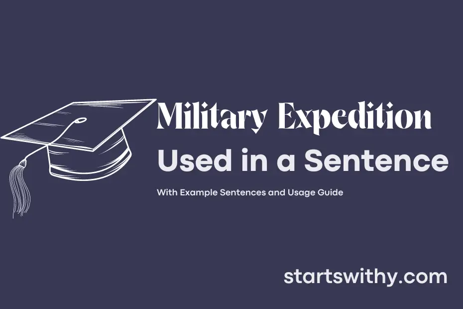 Sentence with Military Expedition