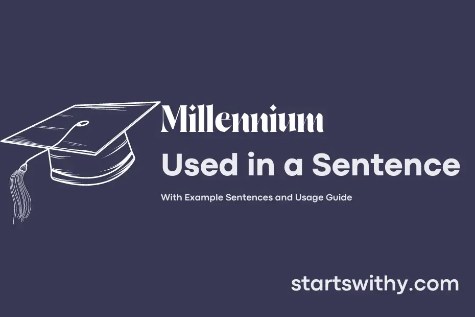 Sentence with Millennium