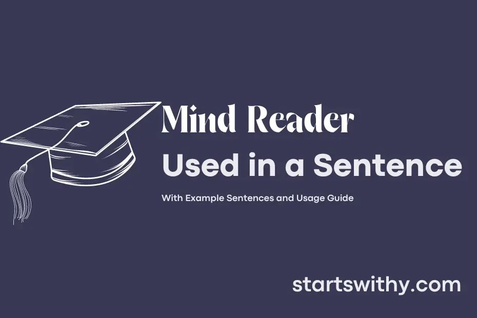 Sentence with Mind Reader