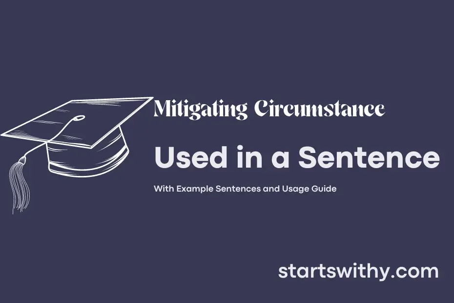 Sentence with Mitigating Circumstance