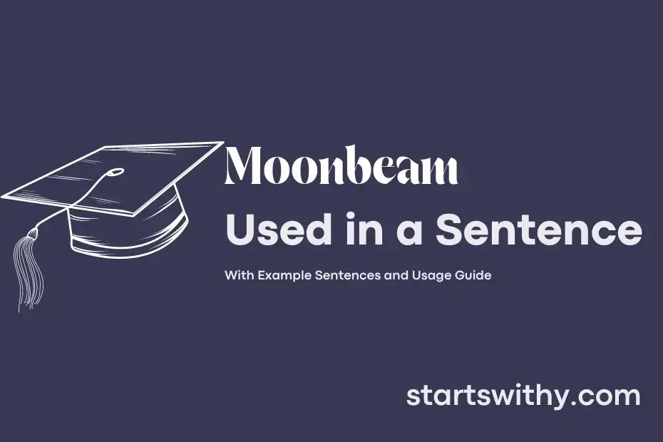 Sentence with Moonbeam