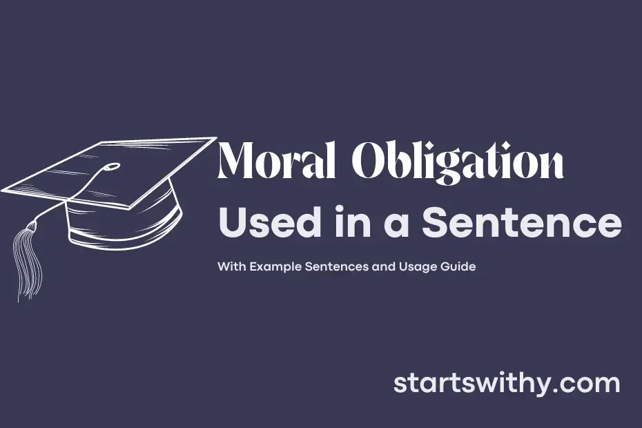 Sentence with Moral Obligation