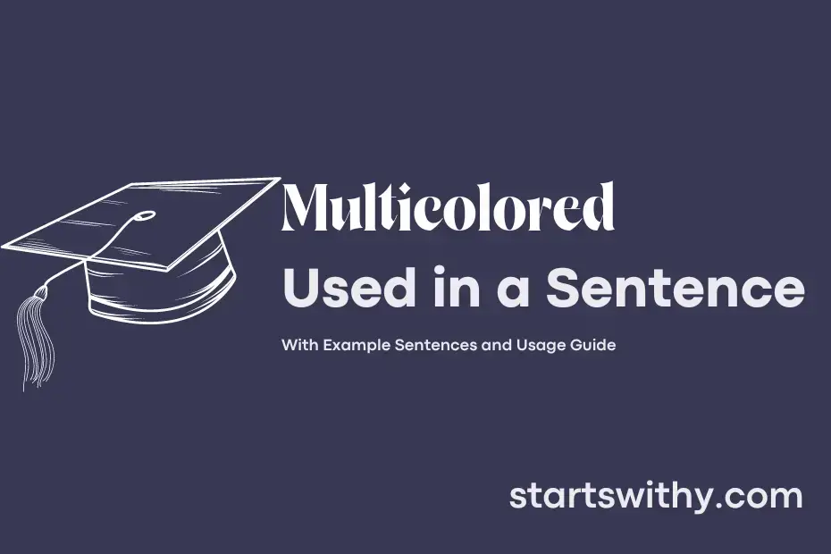 Sentence with Multicolored
