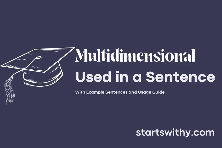 Sentence with Multidimensional