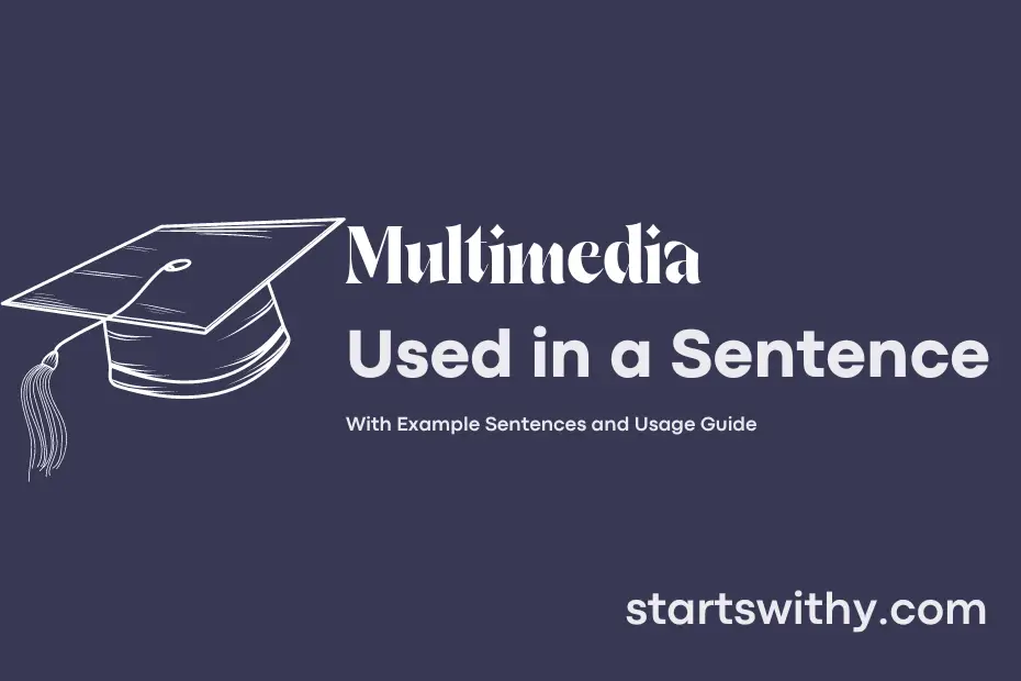 Sentence with Multimedia