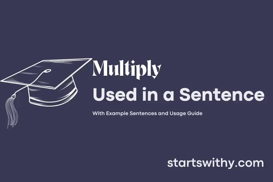 Sentence with Multiply