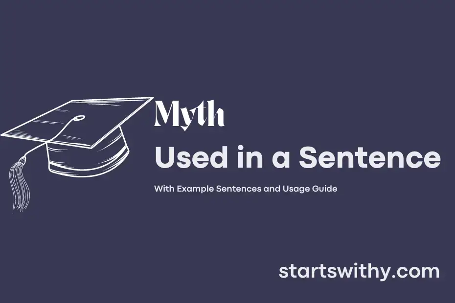 Sentence with Myth