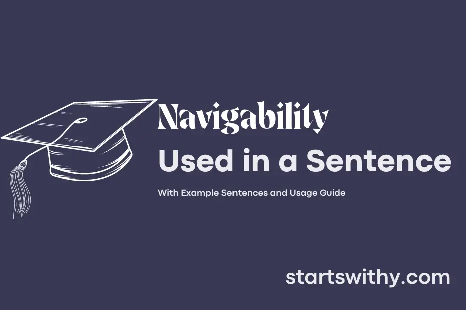 Sentence with Navigability