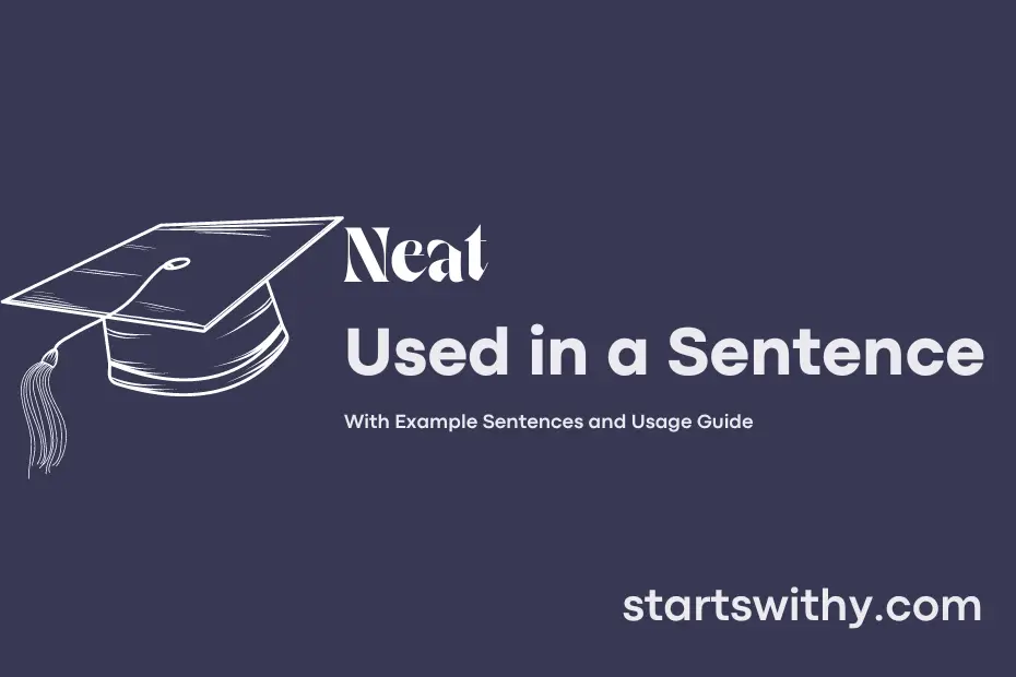 Sentence with Neat