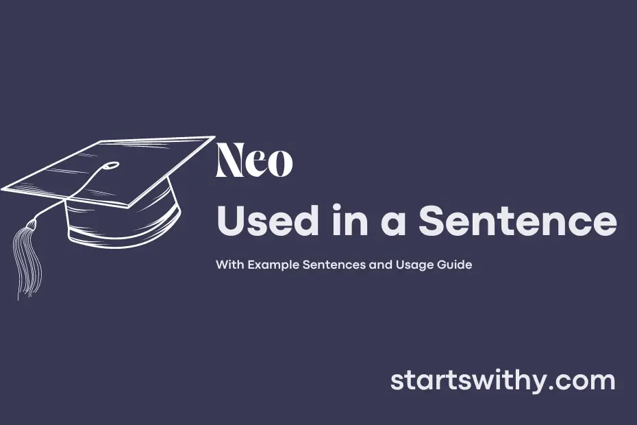 Sentence with Neo