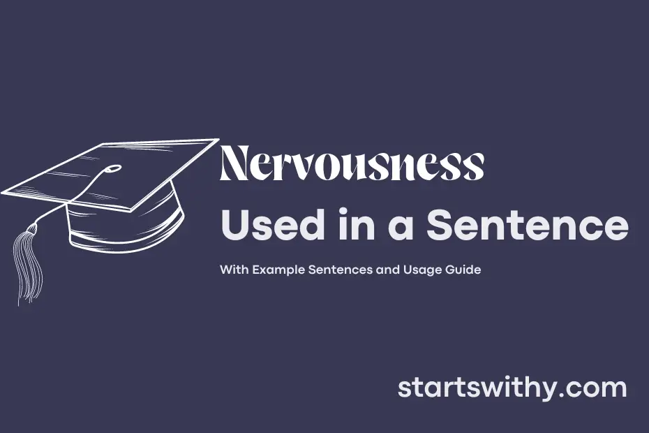 Sentence with Nervousness