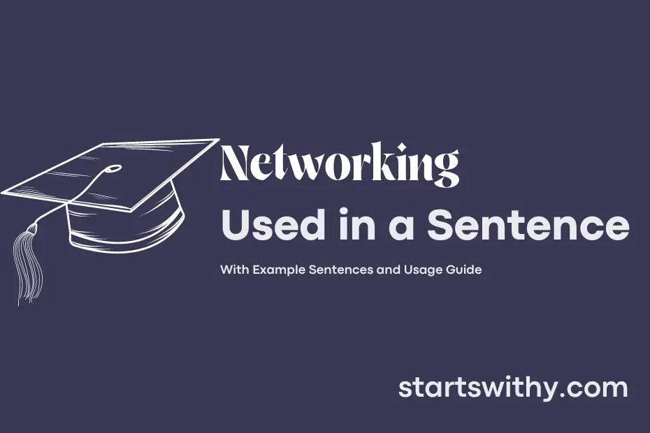 Sentence with Networking