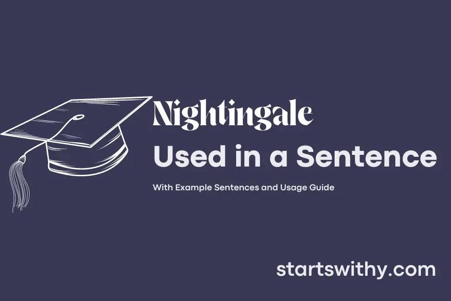 Sentence with Nightingale