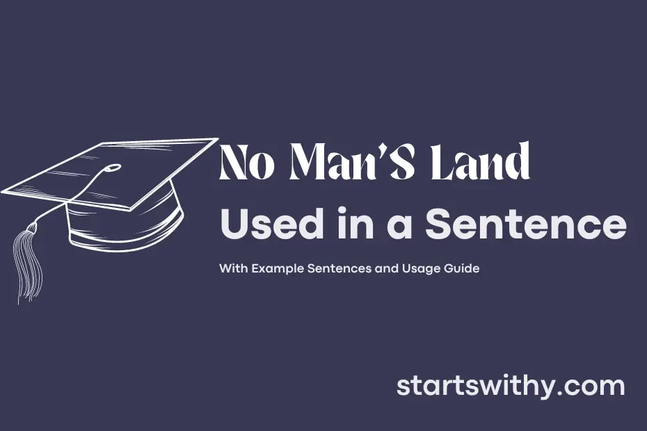 Sentence with No Man'S Land