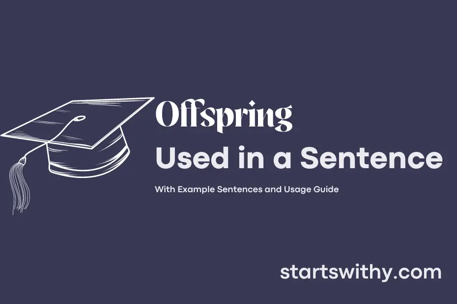 Sentence with Offspring
