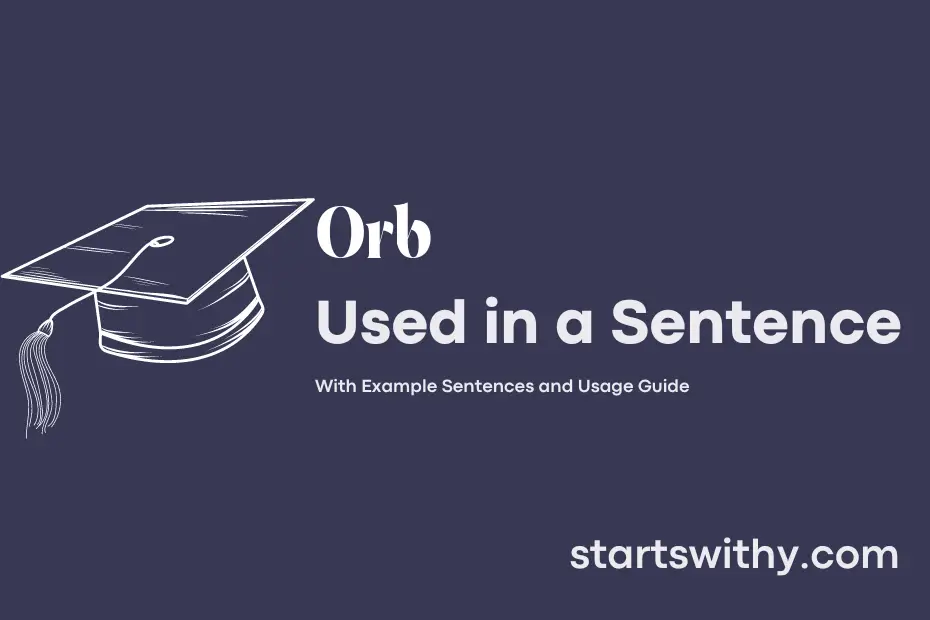 Sentence with Orb