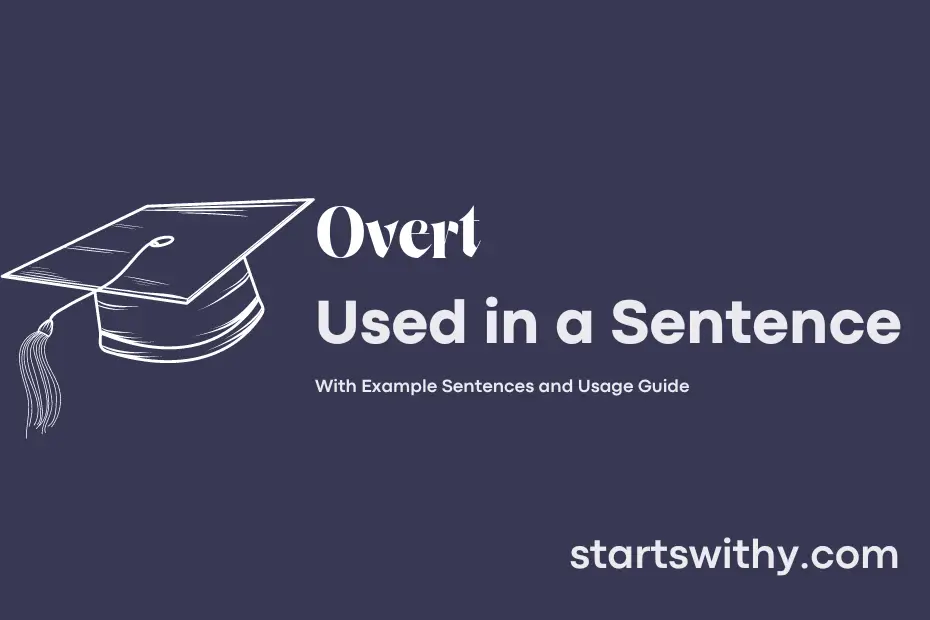 Sentence with Overt