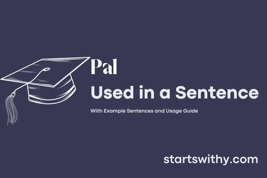 Sentence with Pal