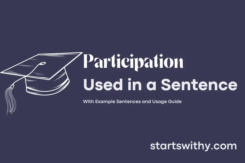 Sentence with Participation