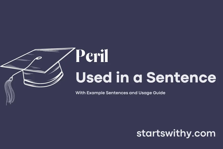 Sentence with Peril