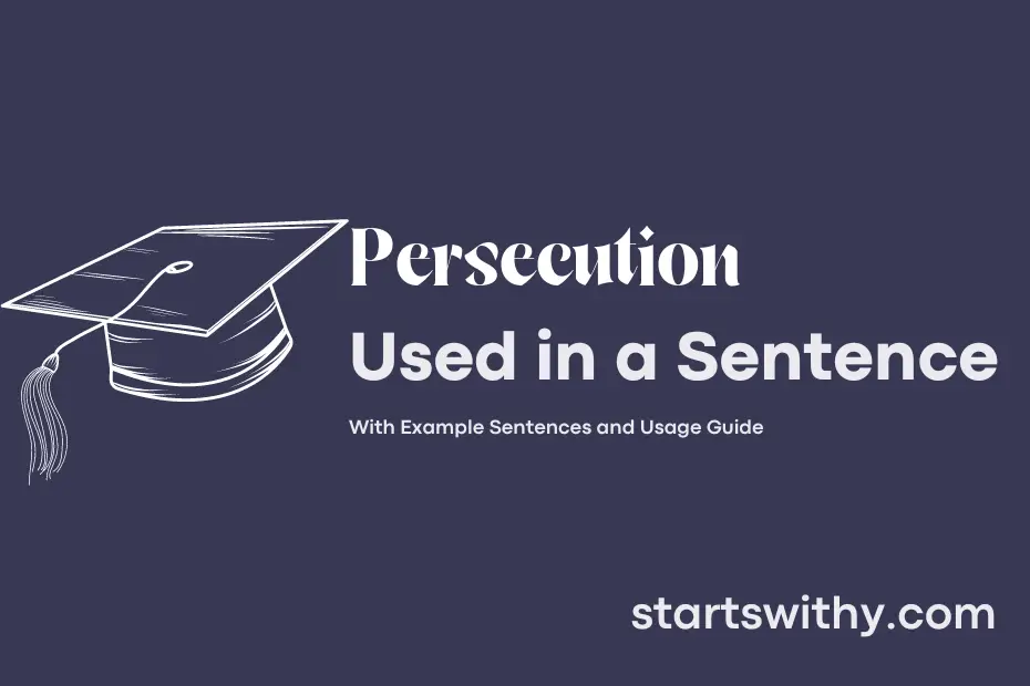 Sentence with Persecution