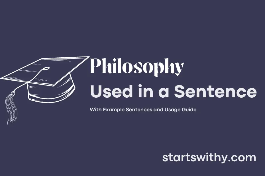 Sentence with Philosophy