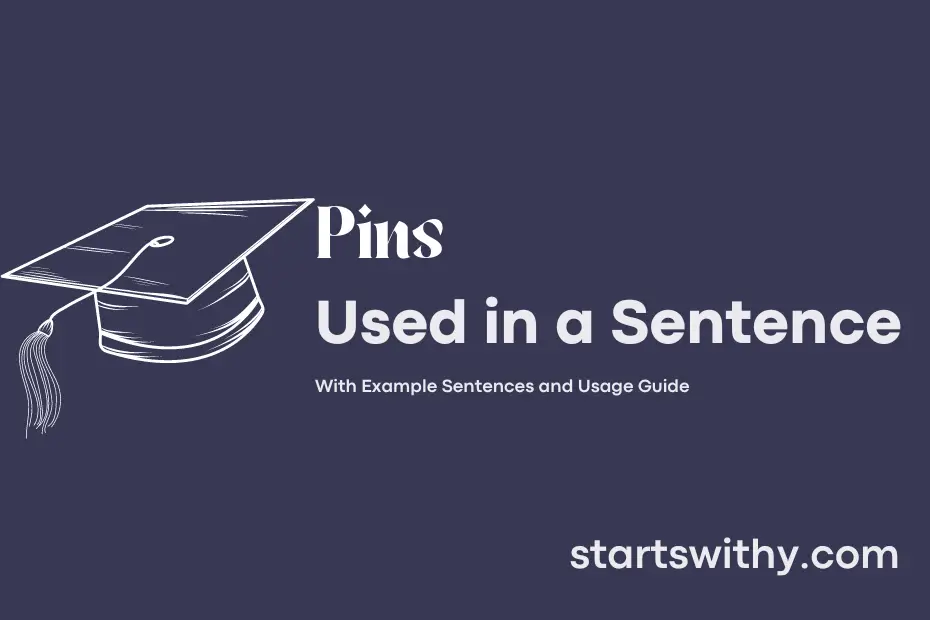 Sentence with Pins