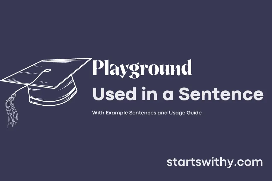 Sentence with Playground