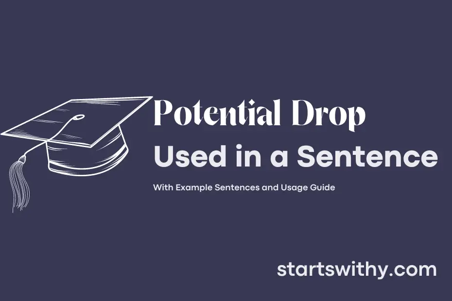 Sentence with Potential Drop