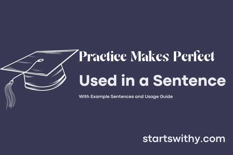 Sentence with Practice Makes Perfect