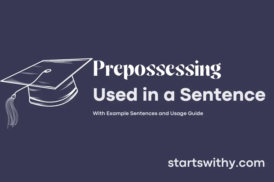 Sentence with Prepossessing